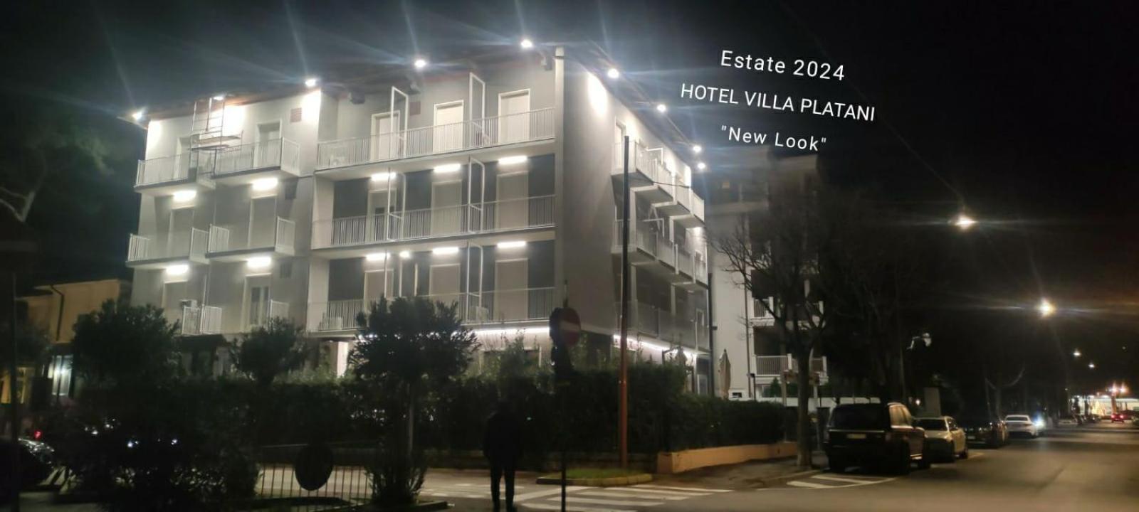 Hotel Villa Platani Riccione Eksteriør bilde